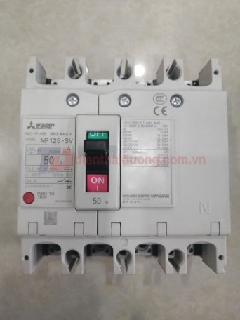 MCCB MITSUBISHI 4P 50A 30kA ( NF125-SV )
