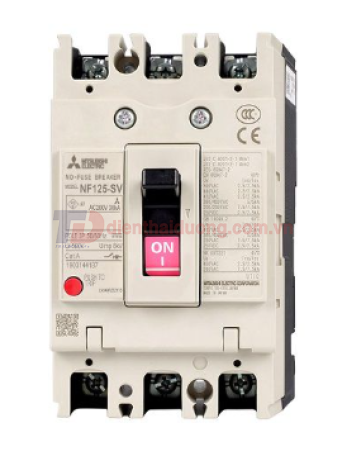MCCB MITSUBISHI 3P 15A 50kA ( NF125-HV )