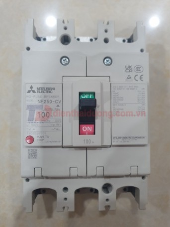 MCCB MITSUBISHI 3P 100A 25kA ( NF250-CV )