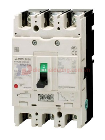 MCCB MITSUBISHI 3P 32A 70kA chỉnh dòng 0.5-1.0*In ( NF125-HEV )