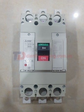 MCCB MITSUBISHI 3P 300A 36kA ( NF400-CW )