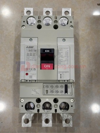 MCCB MITSUBISHI 3P 630A 70kA chỉnh dòng 0.5-1.0*In ( NF630-HEW )