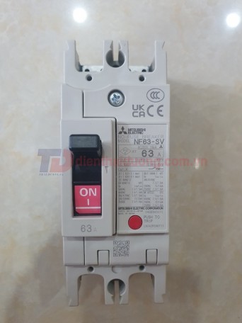 MCCB MITSUBISHI 2P 63A 15kA ( NF63-SV )