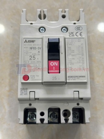 MCCB MITSUBISHI 3P 25A 7.5kA ( NF63-SV )
