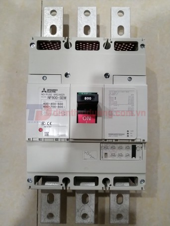 MCCB MITSUBISHI 3P 800A 50kA chỉnh dòng 0.5-1.0*In ( NF800-SEW )