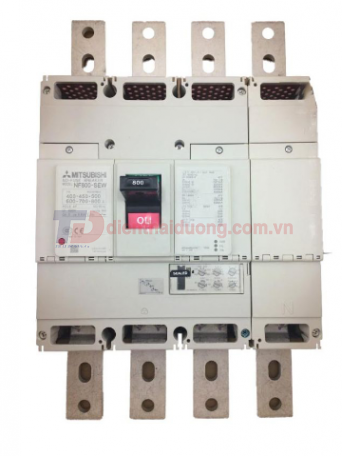 MCCB MITSUBISHI 4P 800A 50kA chỉnh dòng 0.5-1.0*In ( NF800-SEW )