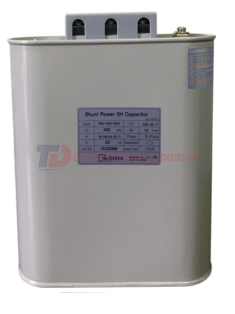 Tụ bù dầu NUINTEK 3P 15KVAr 440V ( ENU-44215KS )