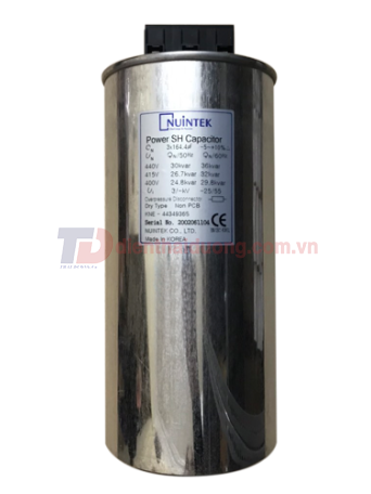 Tụ bù khô NUINTEK 3P 30KVAr 440V ( KNE-4434946S )