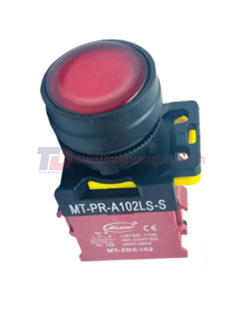 Nút nhấn OFF có đèn MASTER màu đỏ Ø22 loại tự giữ ( MT-PR-A102LS-S )
