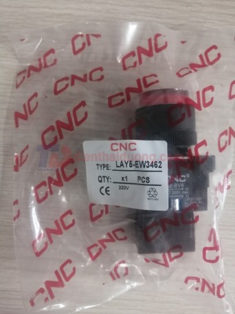 Nút nhấn có đèn màu đỏ 1NC Ø25