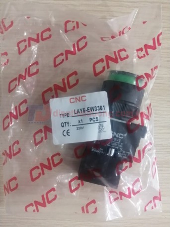 Nút nhấn có đèn màu xanh 1NO Ø25