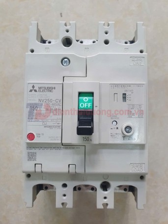 ELCB MITSUBISHI 3P 150A 25kA 30mA hoặc 1.2.500mA ( NV250-CV )