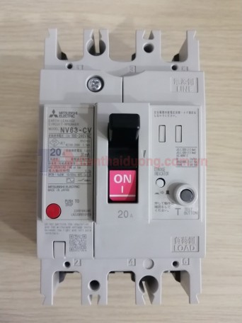 ELCB MITSUBISHI 2P 20A 7.5kA 30mA ( NV63-CV )