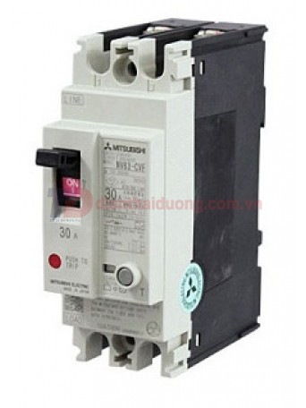 ELCB MITSUBISHI 2P 63A 7.5kA 30mA ( NV63-CV )