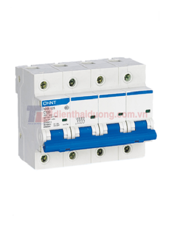 MCB CHINT 4P 80A 10kA ( NXB-125 )
