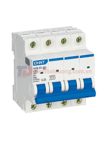 MCB CHINT 4P 50A 6kA ( NXB-63 )