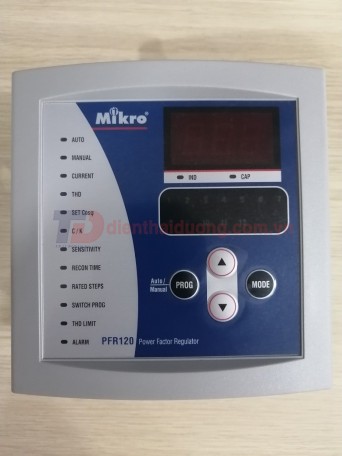 Bộ điều khiển tụ bù 12 cấp MIKRO PFR120-415-50 