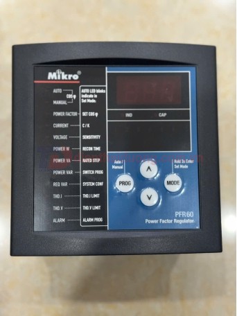 Bộ điều khiển tụ bù 06 cấp MIKRO PFR60-415A (RX)