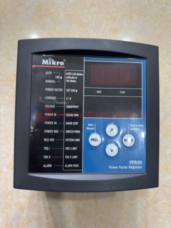 Bộ điều khiển tụ bù 08 cấp MIKRO PFR80-415A (RX)