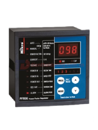 Bộ điều khiển tụ bù 06 cấp MIKRO PFR96-230A (RX)