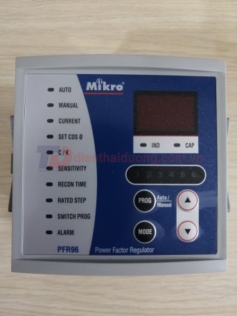Bộ điều khiển tụ bù 06 cấp MIKRO PFR96-220-50 
