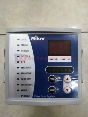 Bộ điều khiển tụ bù 06 cấp MIKRO PFR96P-415-50 