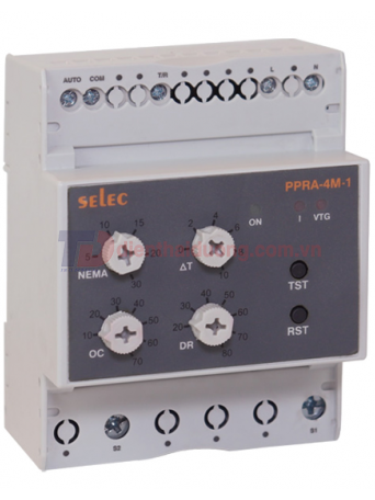Rơ le bảo vệ ngược pha, mất pha và đảo pha SELEC PPRA-4M-3-415V