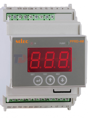 Rơ le bảo vệ ngược pha, mất pha và đảo pha SELEC PPRD-4M-3-415V