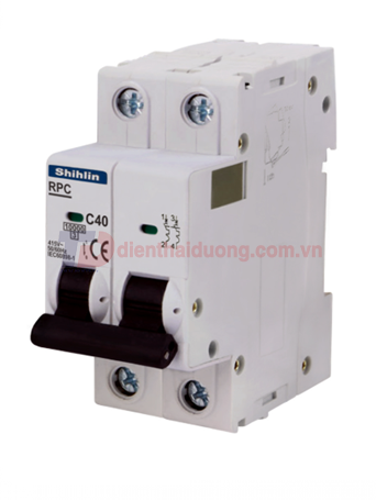 MCB SHIHLIN 2P 25A 10kA ( RPC-H )