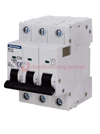 MCB SHIHLIN 3P 50A 6kA ( RPC )