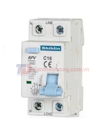 RCCB SHIHLIN 1P+N 32A 30/100/300mA ( RPV )