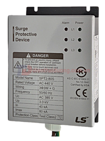 Chống sét lan truyền 3W+G 440V 80kA 3kV class II ( SPT2-80S )