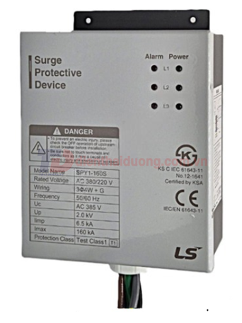 Chống sét lan truyền 4W+G 380/220V 160kA 2kV class I, II ( SPY1-160S )