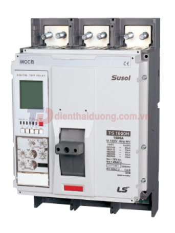 MCCB LS 3P 1250A 50kA chỉnh dòng điện tử 7 bước từ 0.4~1.0 x In ( TS1250N )