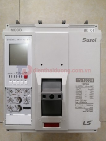 MCCB LS 3P 1600A 70kA chỉnh dòng điện tử 7 bước từ 0.4~1.0 x In ( TS1600H )