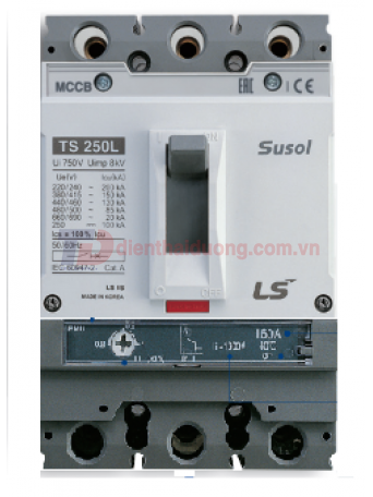 MCCB LS 3P 16A 50kA ( TD100N FMU100 ) chỉnh dòng : 0.8-0.9-1.0*In