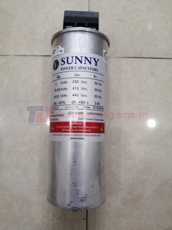 Tụ bù khô SUNNY 1P 5KVAr 230V ( CAP/05/230SUN )