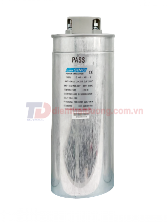 TỤ BÙ KHÔ SINO 3P 40KVAr 440V ( SGKJ-0.44-40-3 )