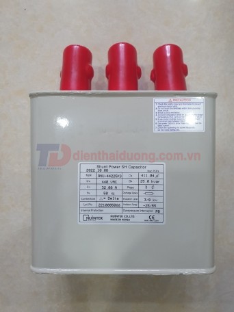 Tụ bù dầu NUINTEK 3P 25KVAr 440V ( ANU-44225KS )