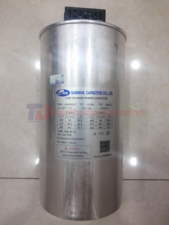 Tụ bù khô SAMWHA 3P 40KVAr 440V ( RMC-4450400KT )