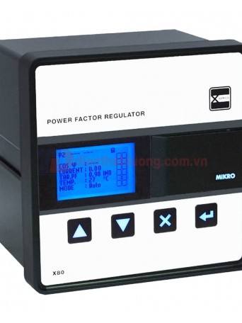 Bộ điều khiển tụ bù 12 cấp MIKRO X80-PFR120P3-240- 50 ( 12 cấp 3CT ) 