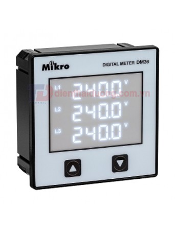 Đồng hồ đo điện áp Mikro DM36V