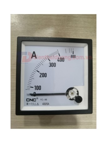 Đồng hồ Ampe 400/5A, size: 96x96 ( YC-96 )