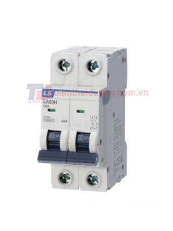 MCB LS 2P 6A 10kA ( LA63H )