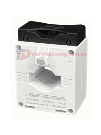 Biến dòng đo lường MASTER hộp nhựa MBH 100/5A CL0,5 2,5VA ( MBH-30 )