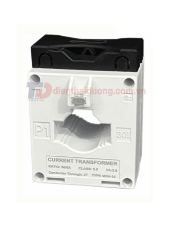 Biến dòng đo lường MASTER hộp nhựa MBH 75/5A CL0,5 2,5VA ( MBH-30 )