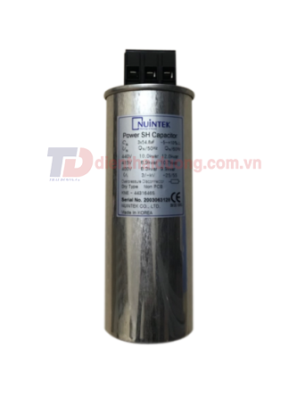 Tụ bù khô NUINTEK 3P 10KVAr 440V ( KNE-4431646S )