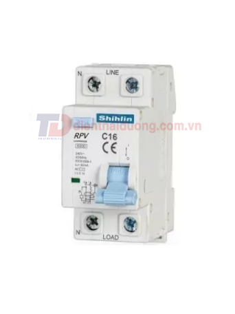 RCCB SHIHLIN 1P+N 16A 30/100/300mA ( RPV )