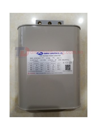 Tụ bù dầu SAMWHA 3P 15KVAr 415V ( SMS-4150150KT )