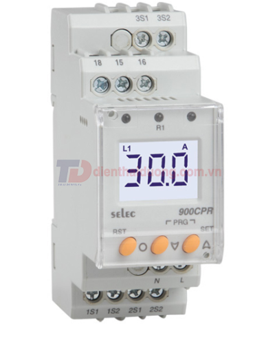 Rơ le bảo vệ dòng điện 3 pha SELEC 900CPR-3-230V